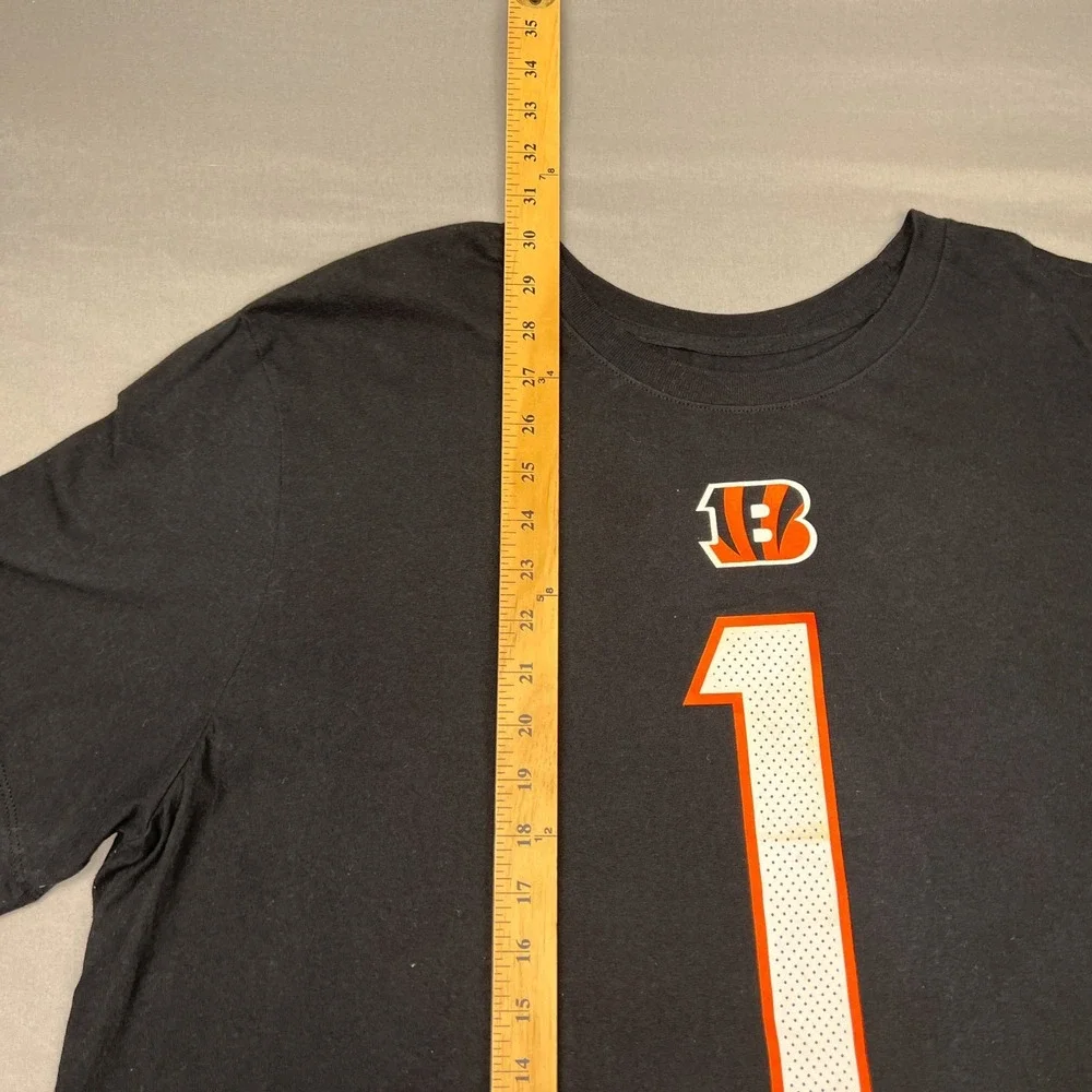 Nike NFL Cincinnati Bengals Ja'Marr Chase #1 T Shirt Adult XXL Black Tee